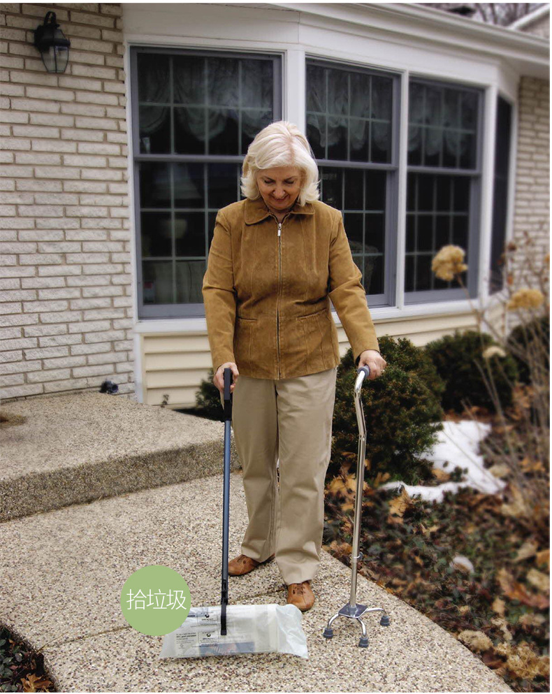 环卫垃圾夹 拾物器垃圾钳垃圾拾取卫生夹捡垃圾夹子 铝合金取物器