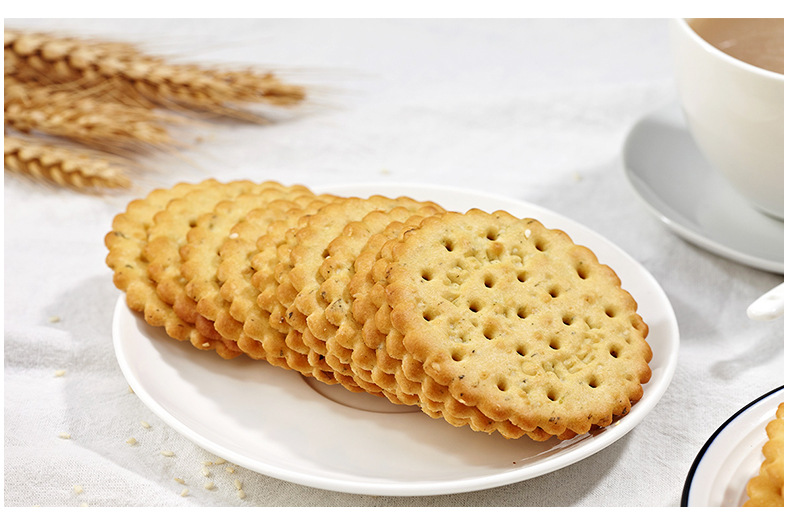 趣园甜薄脆饼干 厂家直销饼干批发2斤装甜薄脆饼干 可定制贴牌