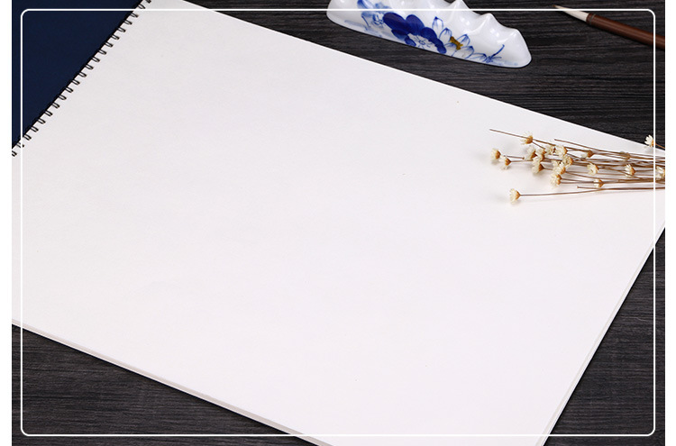 安徽泾县宣纸国画写生本 美术a3活页速写本加厚白色宣纸 源头厂家