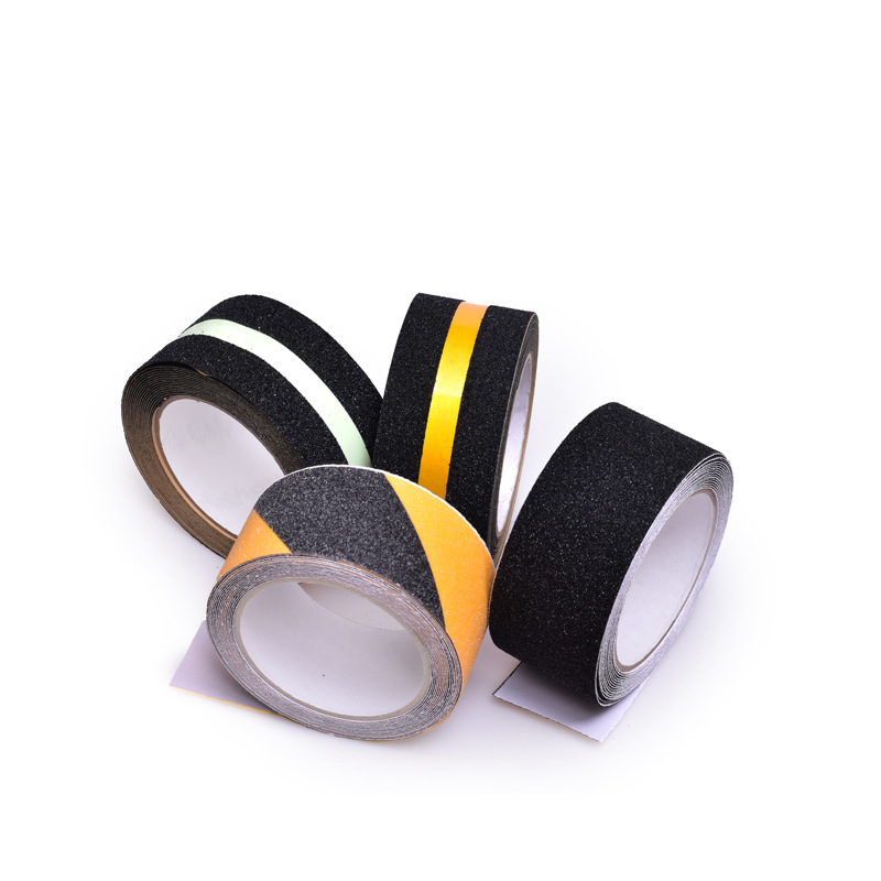 Pvc Waterproof Tape Stairs Stairs Warehouse Ground Wire Warning Frosted Anti-Slip Bar Reflective Fluorescent Anti-Skid Tape