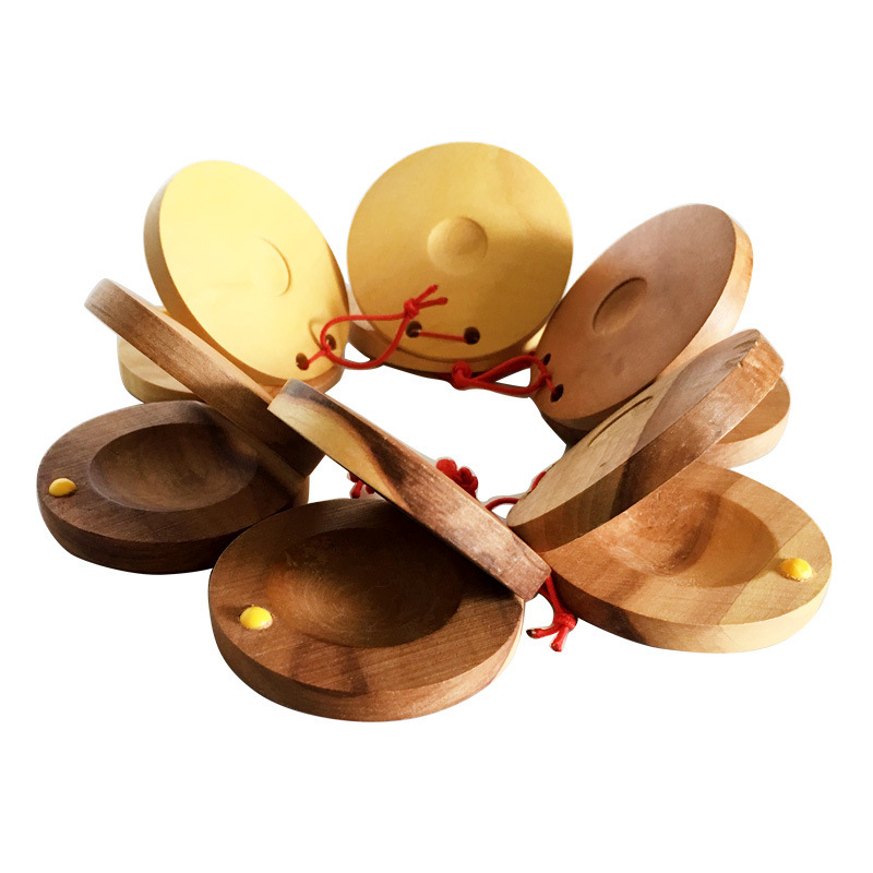 精品乐器枣木午板早教儿童奥尔夫乐器音乐教具舞板快板响板