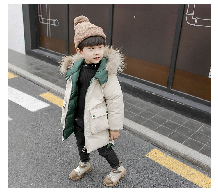 男童棉衣2019冬装新款童装中小童加厚r字棉袄韩版男孩手塞棉棉服.