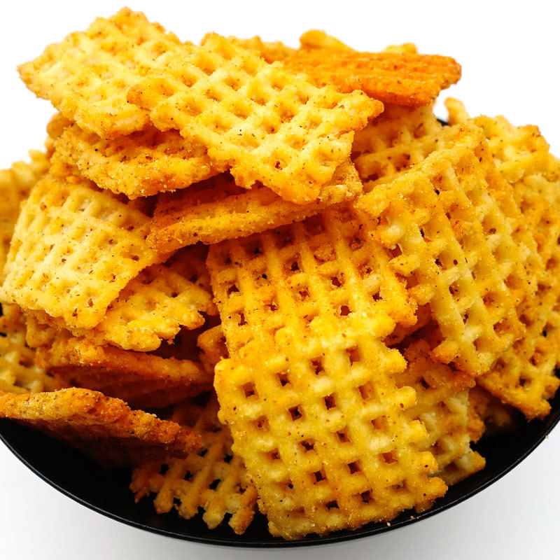 太阳锅巴小米锅巴麻辣味豆香大米锅巴零食50g*20陕西西安特产小吃