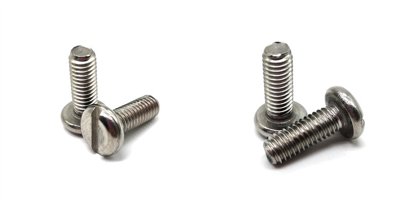 现货供应304不锈钢一字槽盘头螺丝 沉头一字机螺丝 品质保障