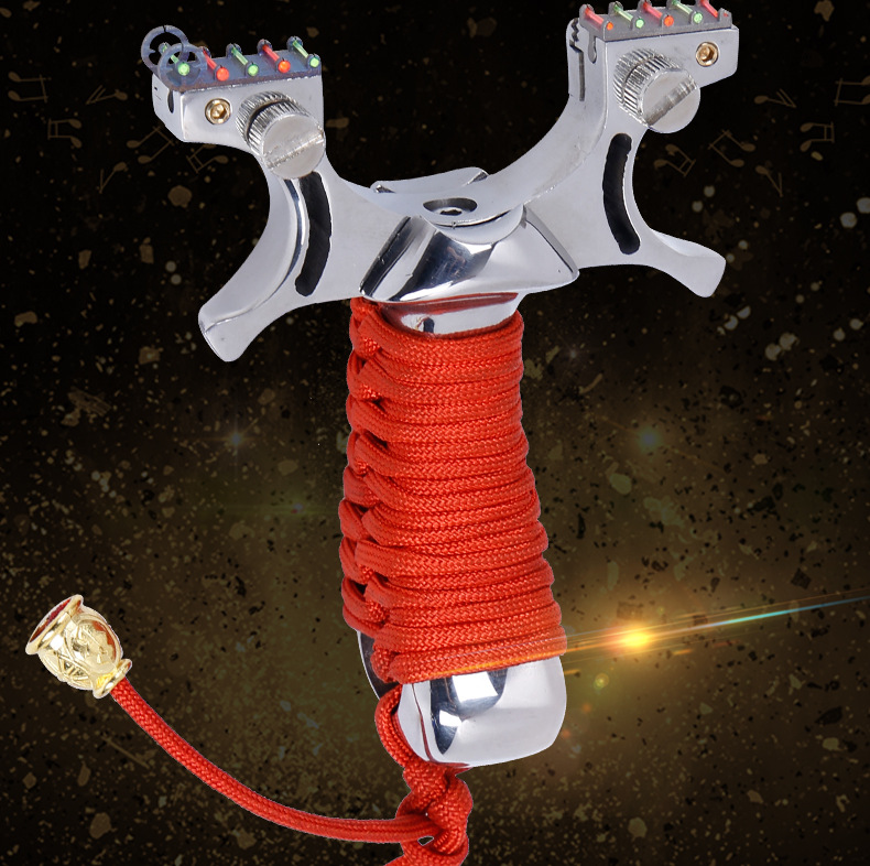 大象弹弓不锈钢移动喵猛犸快压夹片扁皮筋追龙弹工弹弓器户外厂家