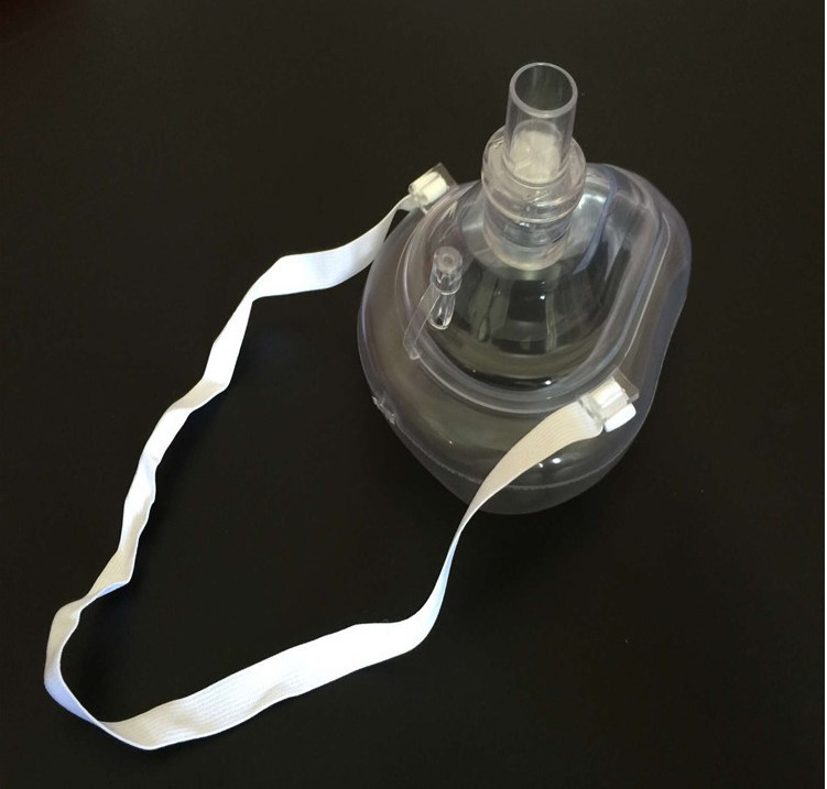 心肺复苏防护障保护面罩的导气管 急救培训cpr呼吸面罩 cpr mask