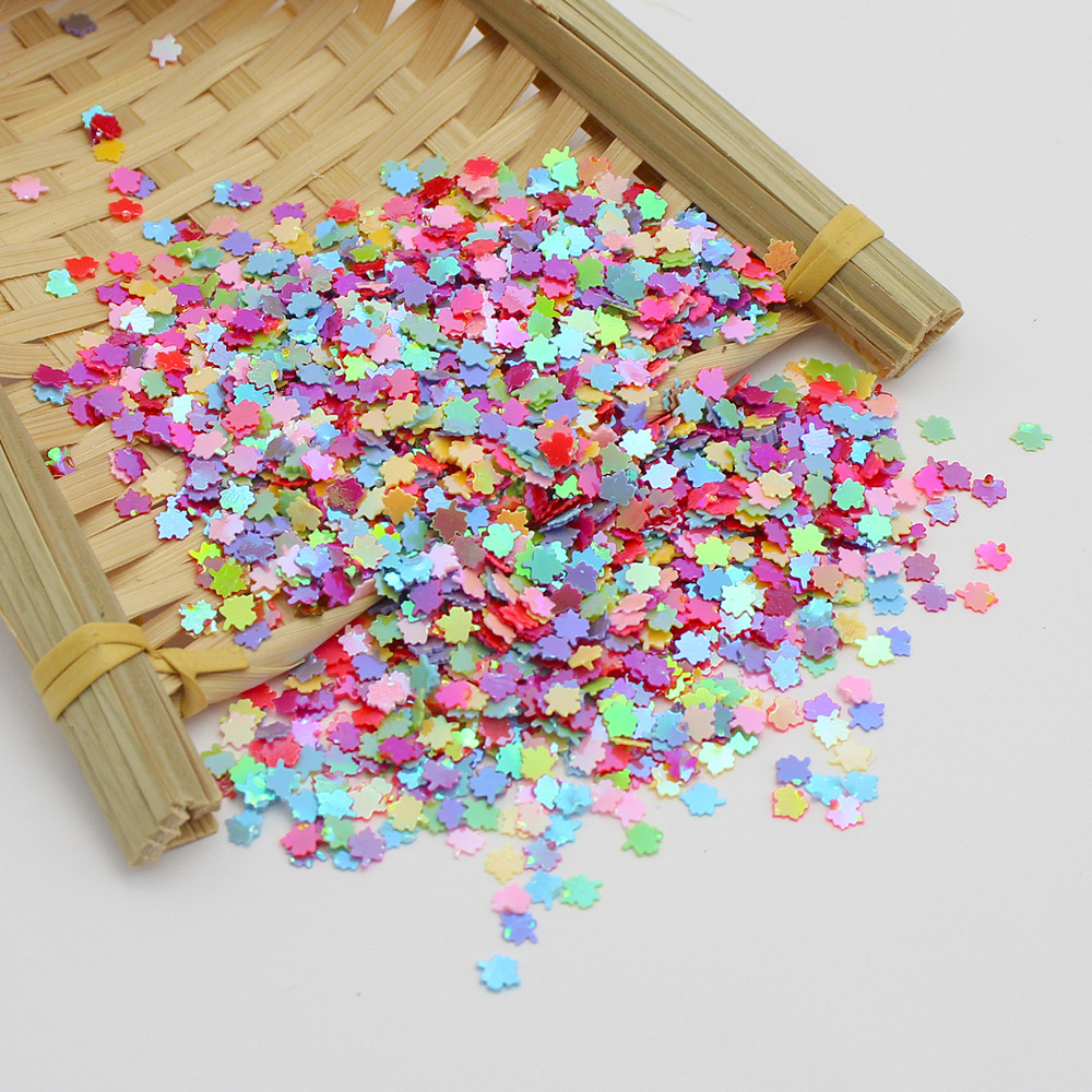 手工diy彩色镭射珠片服装辅料材料 不规则亮片饰品配件批发20g