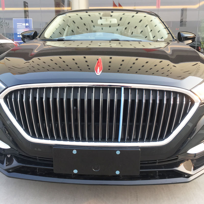 红旗h5机顶盖立标车头标爱国车标奔腾b50x40t77b30b70b90车标改装