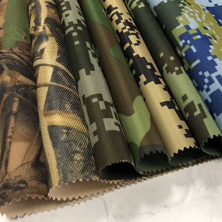600d枯叶大树森林迷彩牛津布仿生迷彩布 野外伪装拓展户外帐篷布