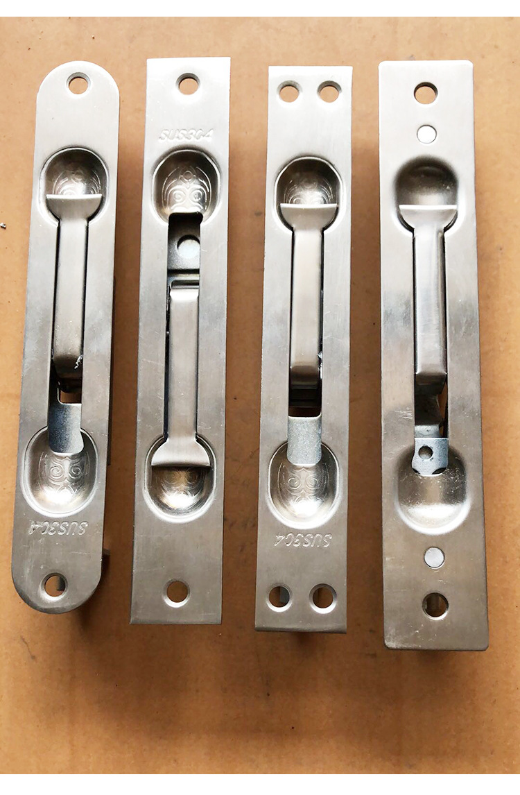 插销 不锈钢铁质明暗插销 门窗五金678寸中控插销锁排现货供应