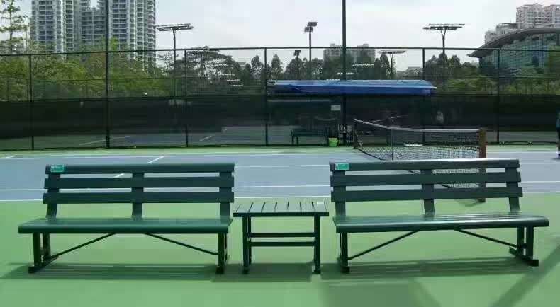 室外室内球场运动场休闲椅网球场休息椅篮球场座椅铝合金材质