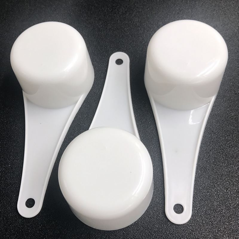 白色散装全新pp塑料勺30克30g粉末勺透明60毫升60ml液体容量勺