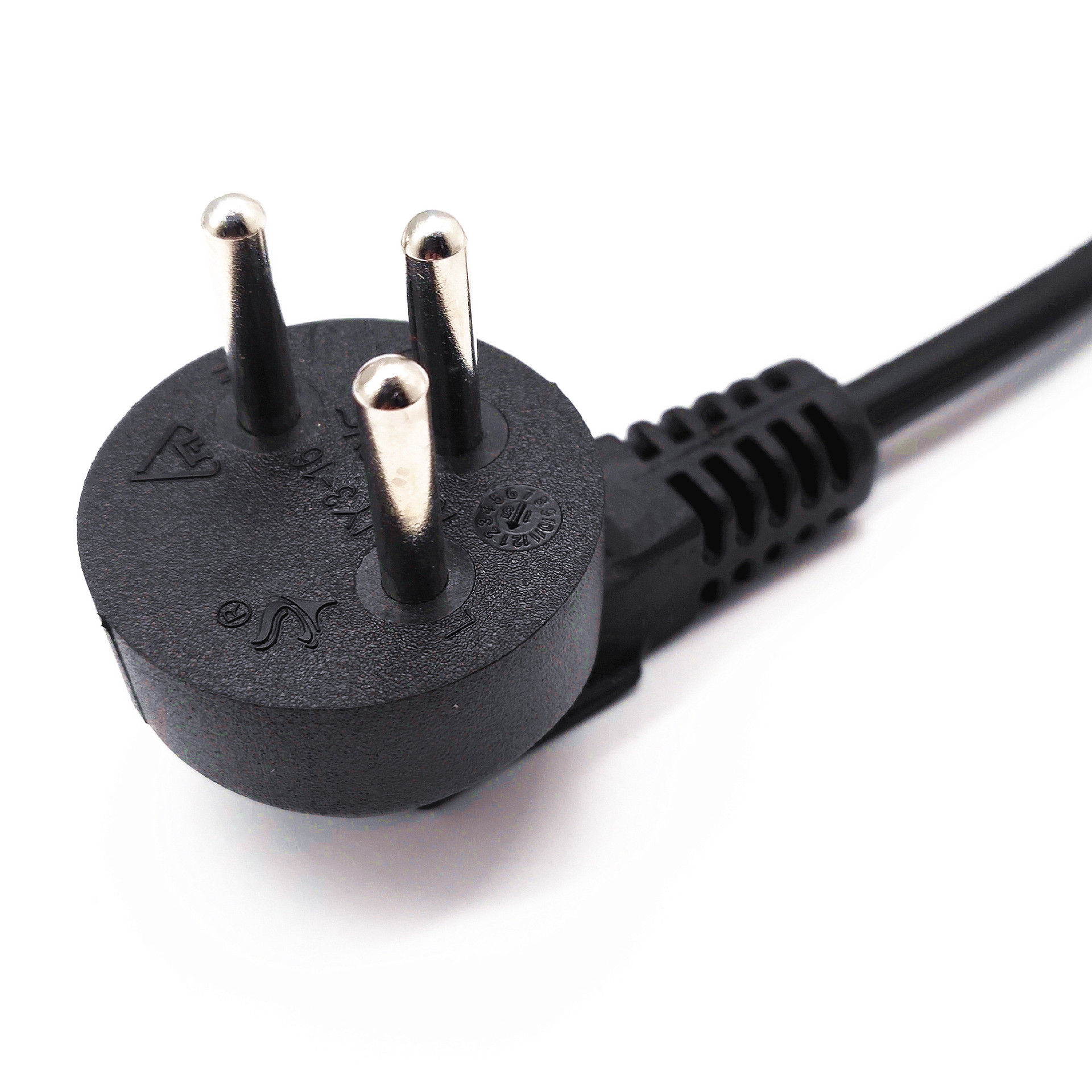 1.5米美规白色电源线2x075平美式8字尾 两孔数码相机扭扭车插头线