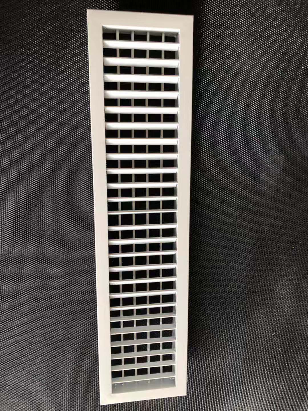 铝合金百叶可开可调百叶回风窗中央空调喷塑百风口双层百叶风口