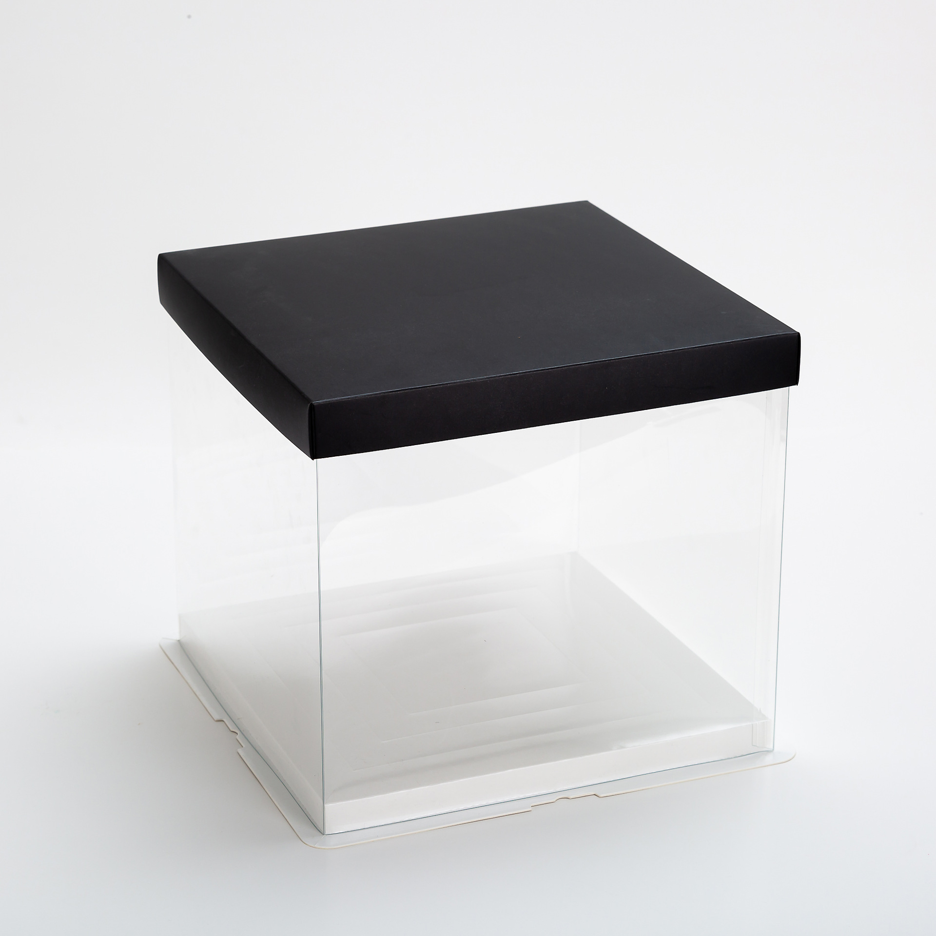 烫印蛋糕盒定制透明蛋糕包装纸盒单双层加高芭比烘焙生日蛋糕盒