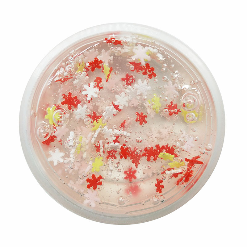 史莱姆slime水晶泥不粘手圣诞动物水果切片diy果冻泥戳戳泥玩具