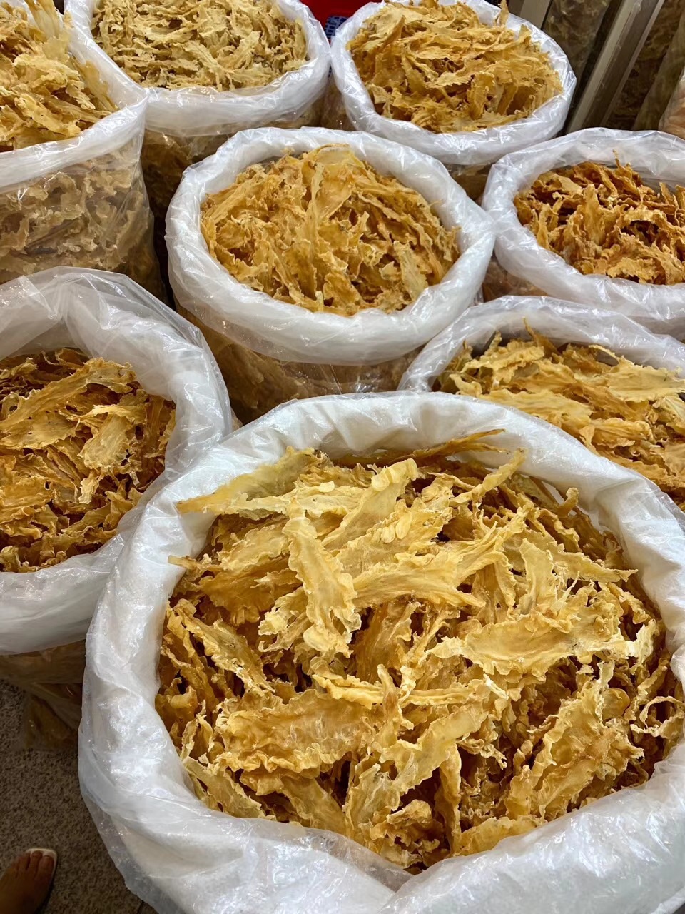 一德路海味批发新西兰鳕鱼胶 深海鱼肚花胶 鱼胶干货55头-150头