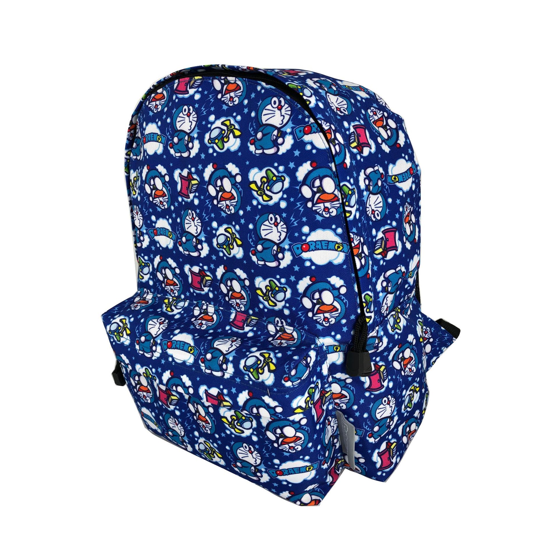 源头工厂牛津布女生背包定制 时尚印花卡通图案 简约休闲双肩书包