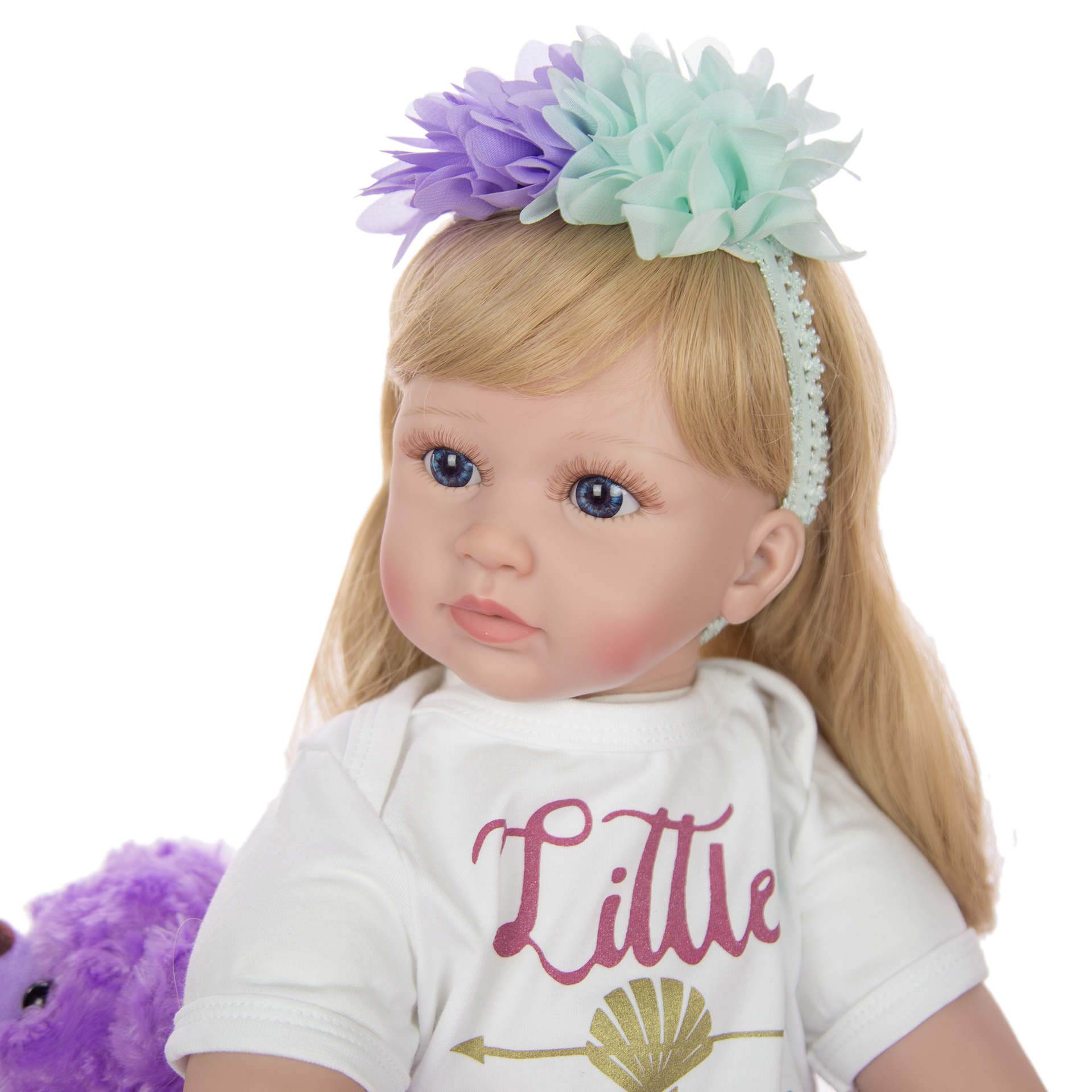 keiumi 24寸重生娃娃reborn baby 布身体仿真婴儿 速卖通新款