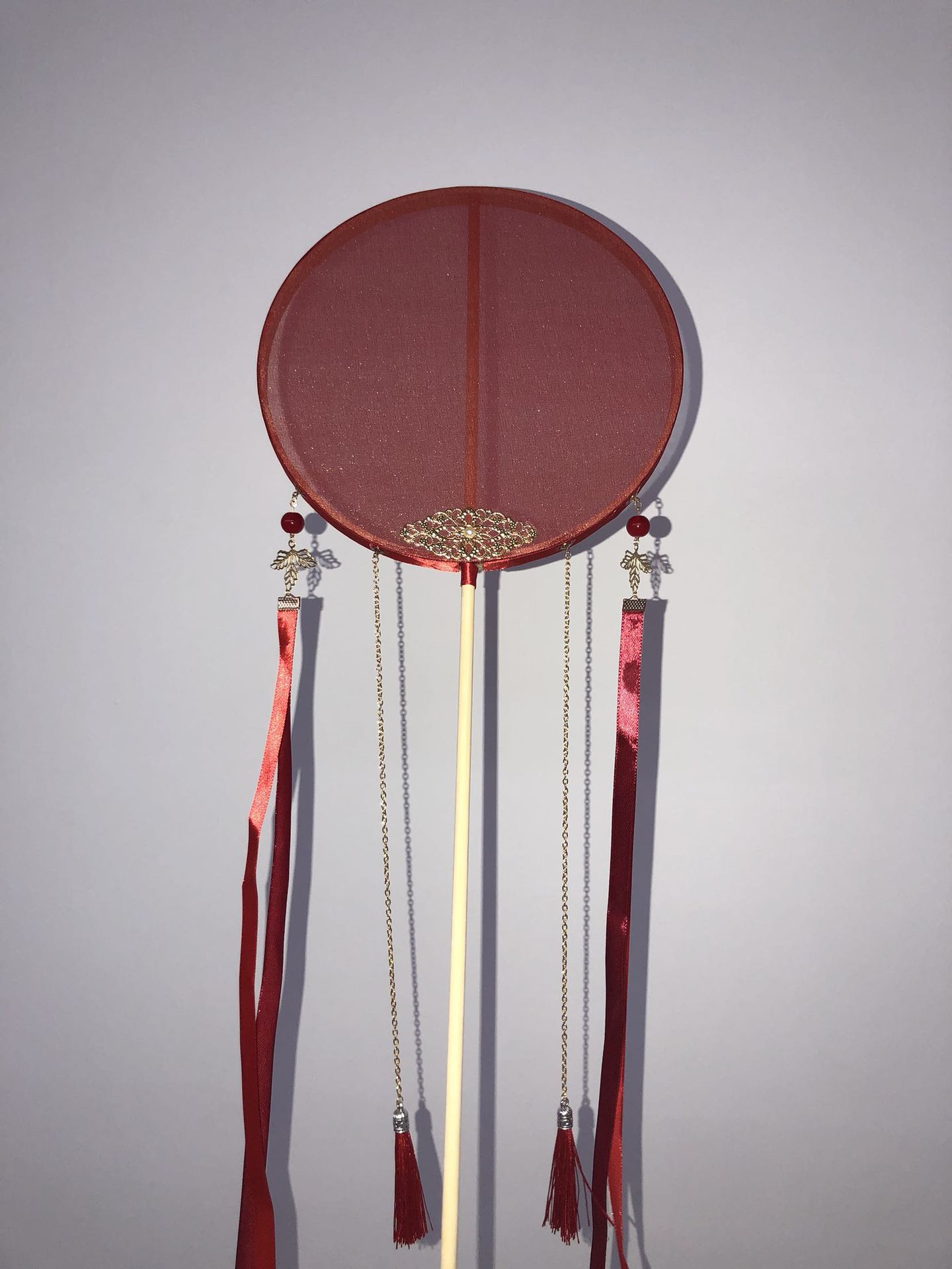 秒发现货 团扇竹圈架 定做团扇骨架半成品 刺绣团扇架 团扇