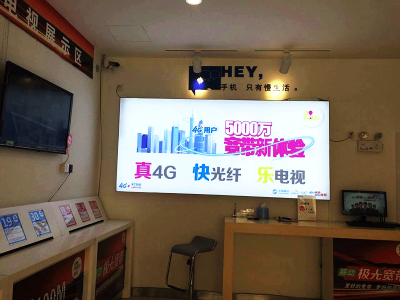 手机店广告招牌灯箱 led发光卡布灯箱 门头户外防水uv软膜灯箱