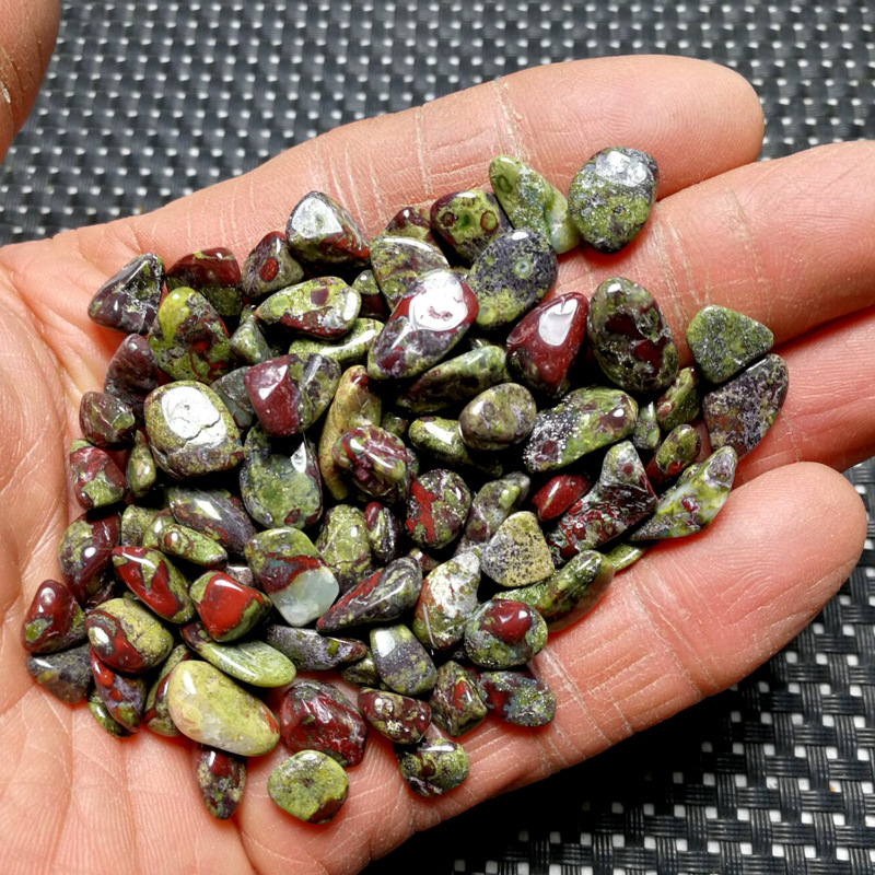 龙血石碎石批发 鱼缸石盆景石每100克