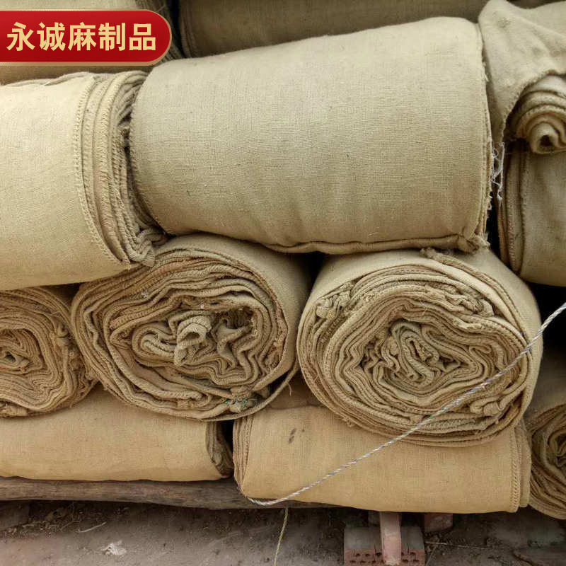 厂家批发双丝麻袋 五金包装黄麻袋 防汛防洪麻布编织麻布袋