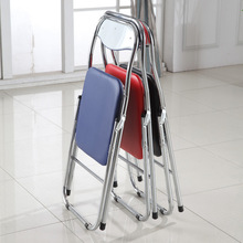 折叠培训会议椅子简易会议折叠椅便捷家用餐椅折叠靠背椅厂家直销
