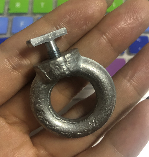 展会标摊特装搭建配件吊环大号十字挂环圆型挂布卡布灯箱专用件