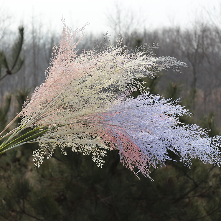 仿真雾凇草迷雾花婚庆婚礼插花配草装饰花假花塑料花厂家批发