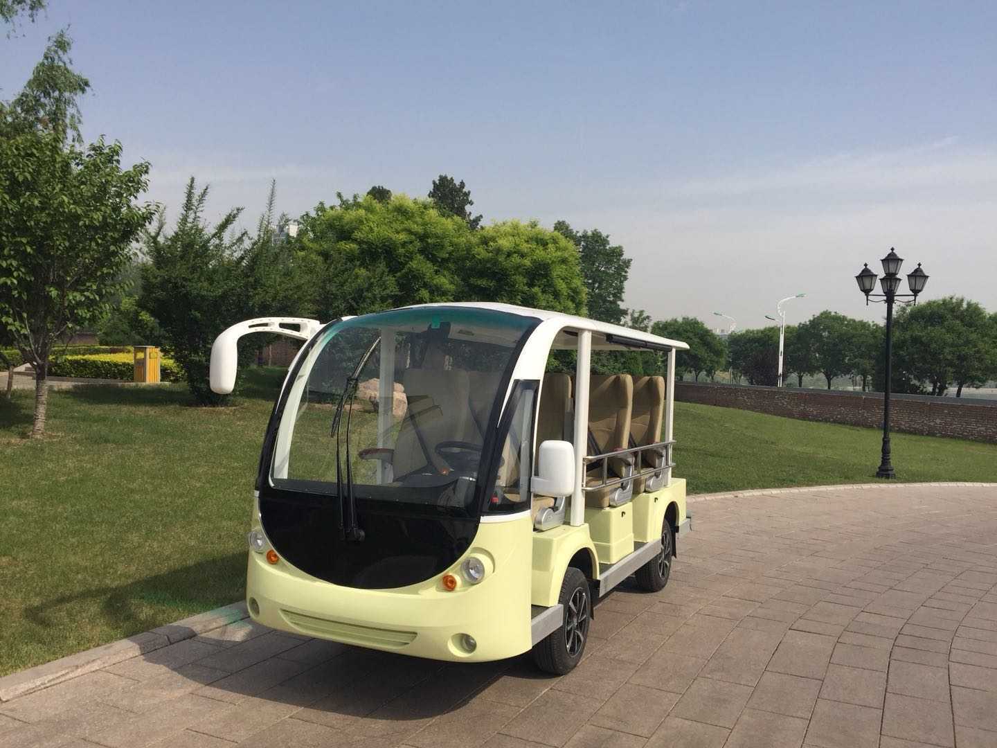 观光车 8座敞篷座椅观光车 成人看房车 新能源电动观光车