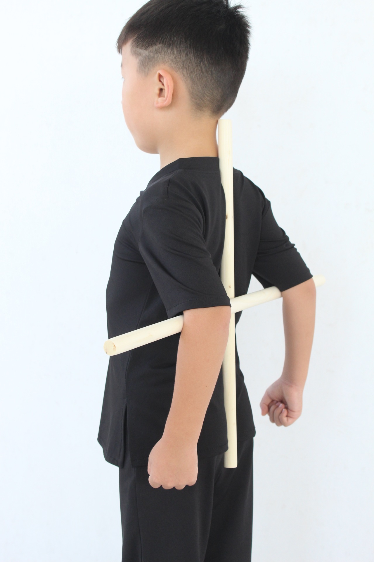 成人儿童舞蹈开背棍开肩棍模特形体训练功辅助道具瑜伽实木直棒杆