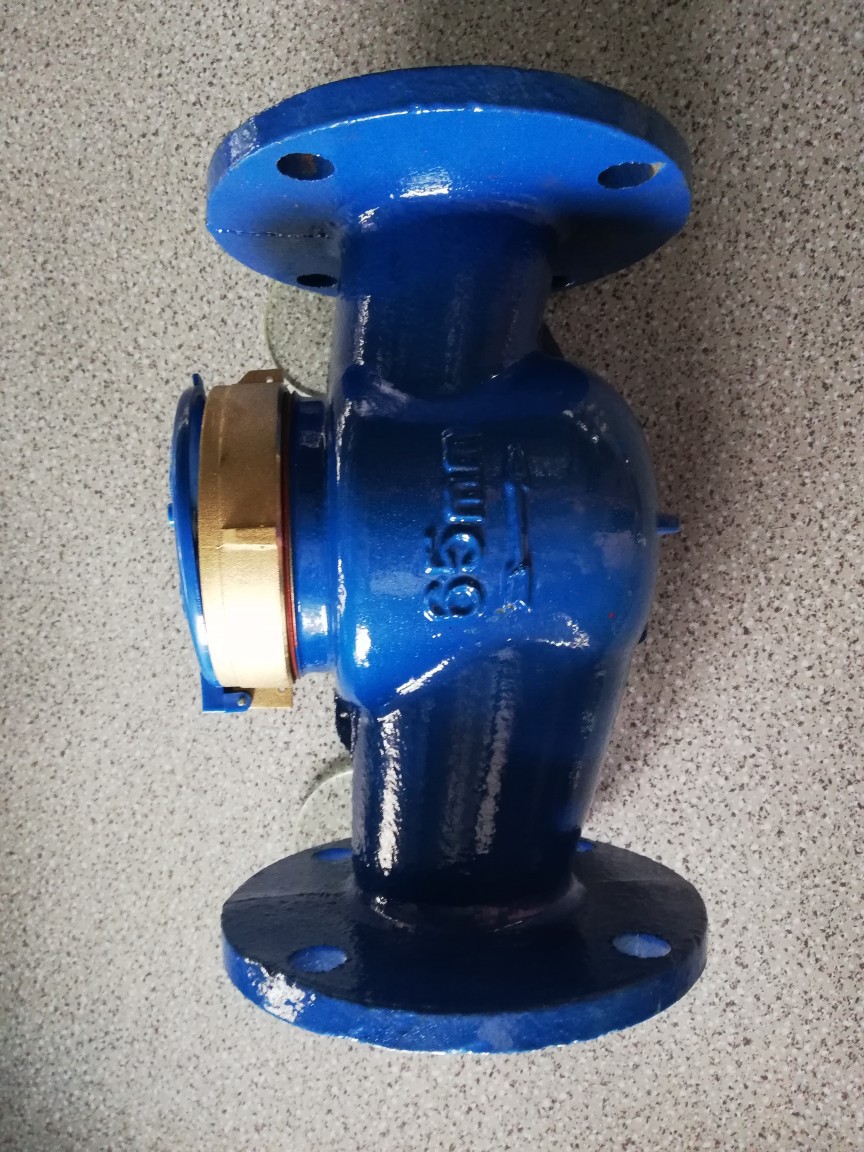 宁波富强水表dn65铜罩铁罩可定做法兰水表