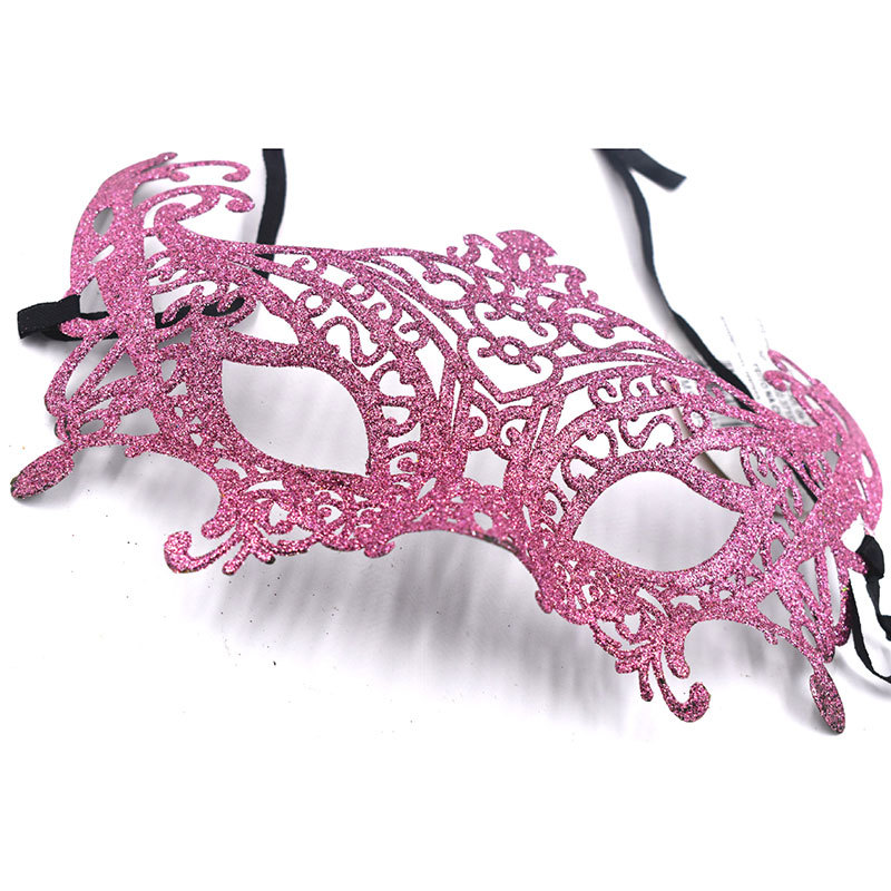 Halloween Half Face Mask Creative Cool Princess Dance Mask Plastic Electroplating Venice Mask Wholesale