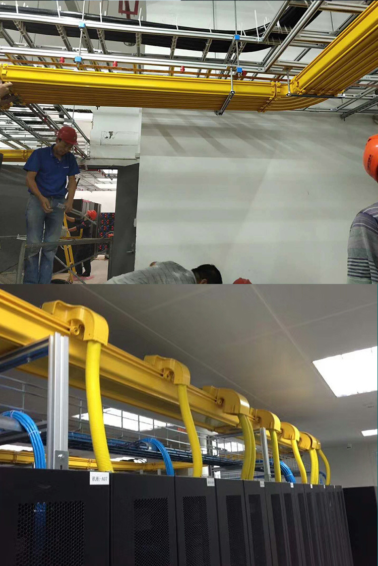 光纤槽道尾纤槽活动出纤口口径Φ120mmabs/pvc阻燃机房综合布线