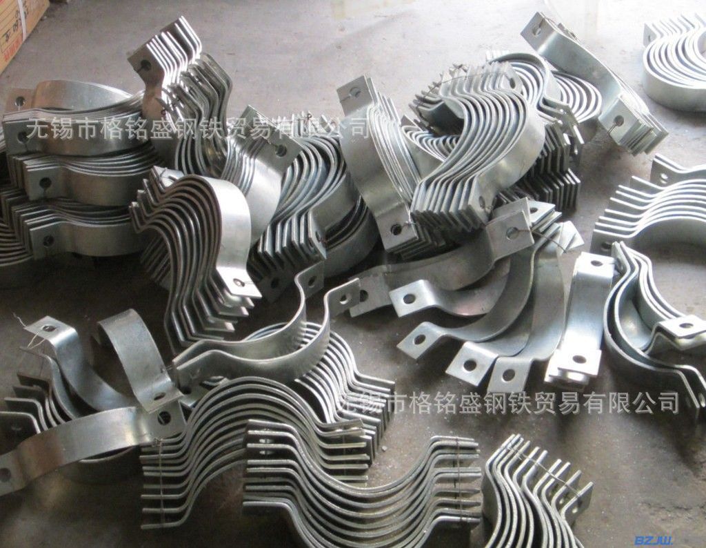 304 316l 2205 2520不锈钢钢板抱箍平板管支架管托管箍管卡