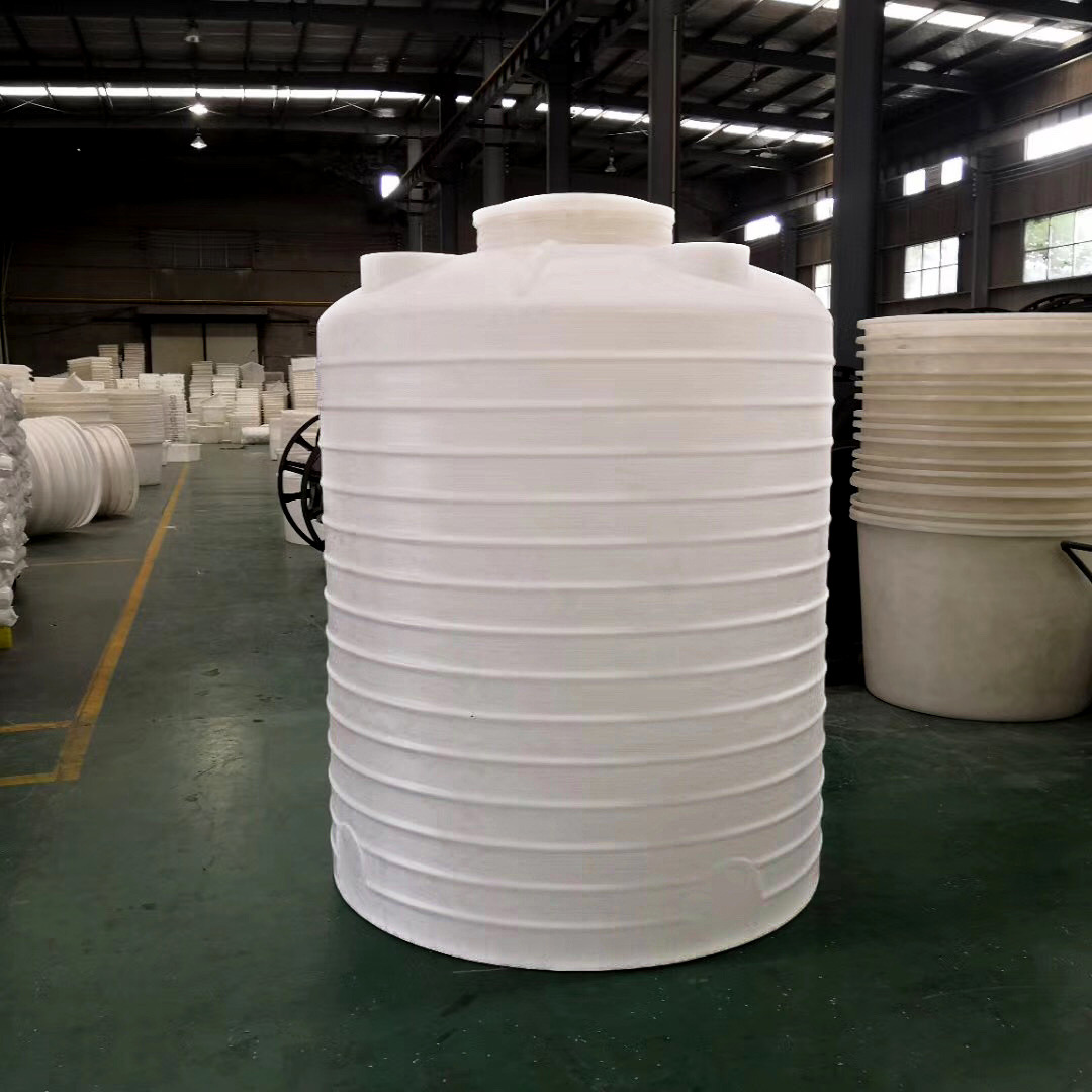 【厂家供应】5立方白色大桶 加加厚塑料水桶水塔 pe水箱圆形立式