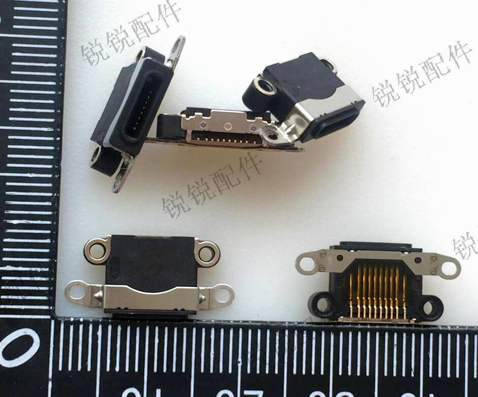 苹果iphone5 5c 5s 尾插 usb充电接口 苹果5代充电口 黑色 单尾插