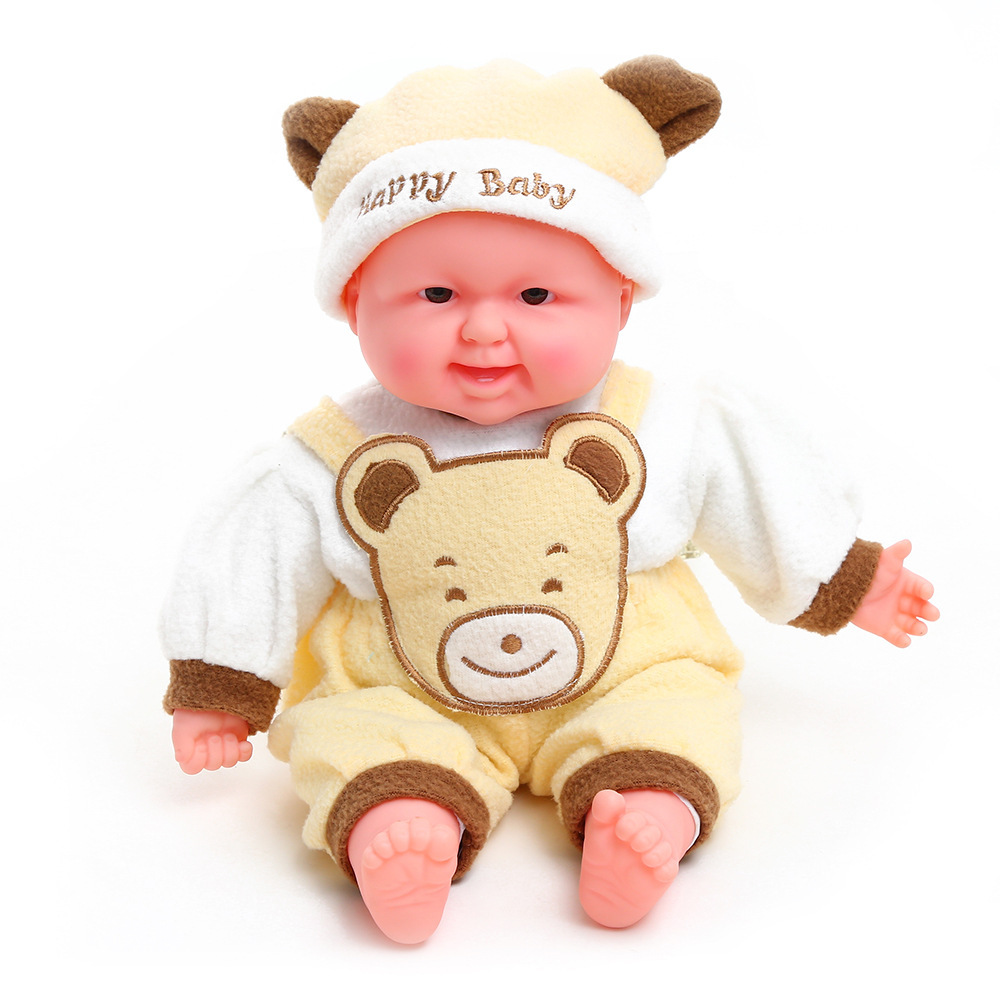 仿真洋娃娃大号笑娃搪胶创意发声唱歌儿童玩具货源批发