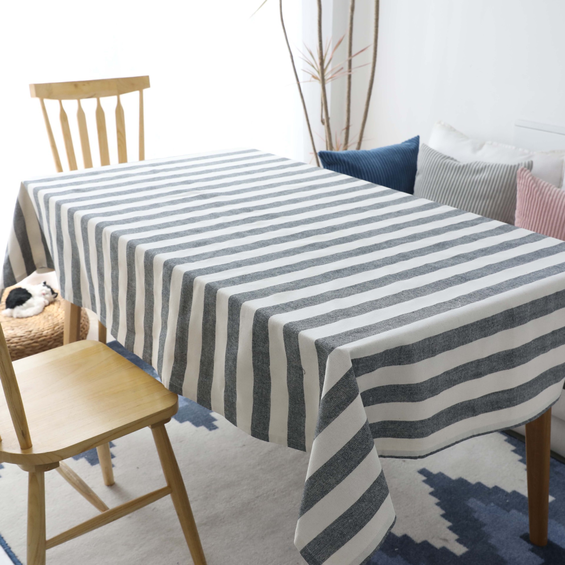 厂家直销色织条纹面料 色织条纹提花布料 箱包鞋材台布装饰品用布