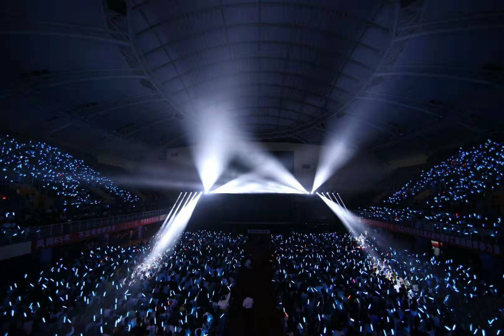 音乐节 演唱会 校园表演节目led荧光遥控变色发光棒 助威道具礼品