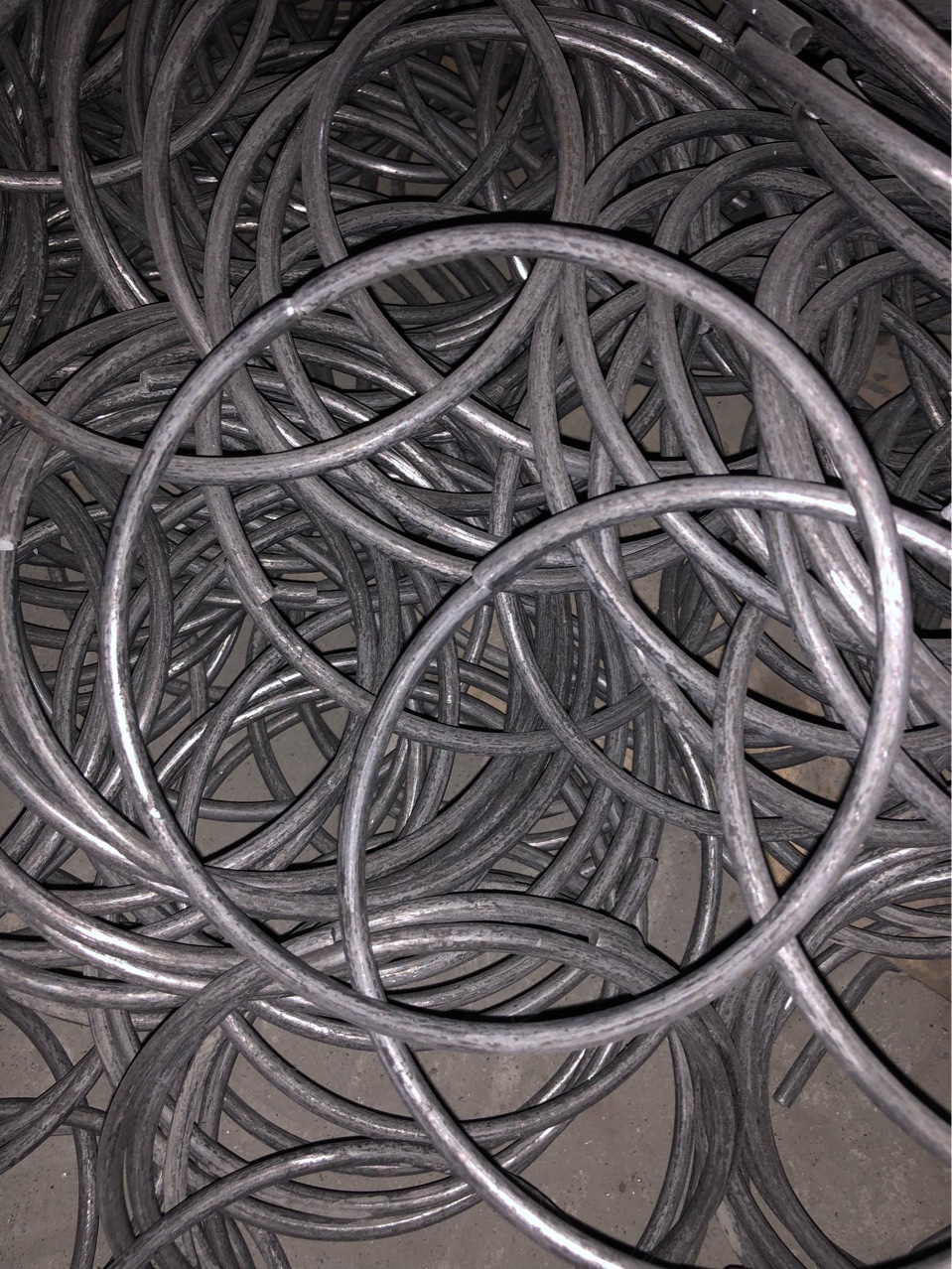 捕梦网铁圈铁环圆圈铁扣铁圈 铁圈环 钢筋铁圈 芨芨草扫把铁环