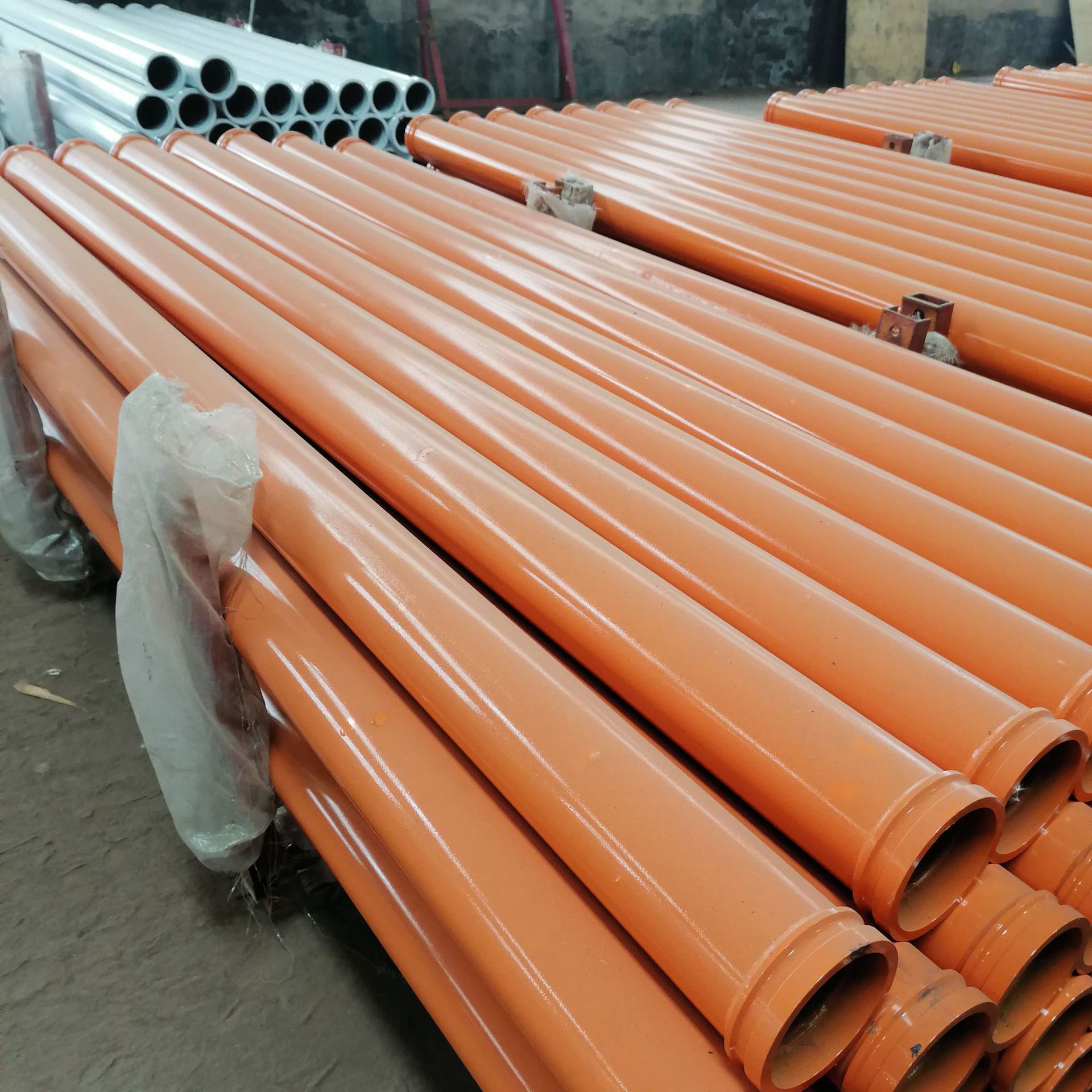 明威供应dn80/125/150 高压地泵管 无缝高压泵管 单层地泵管