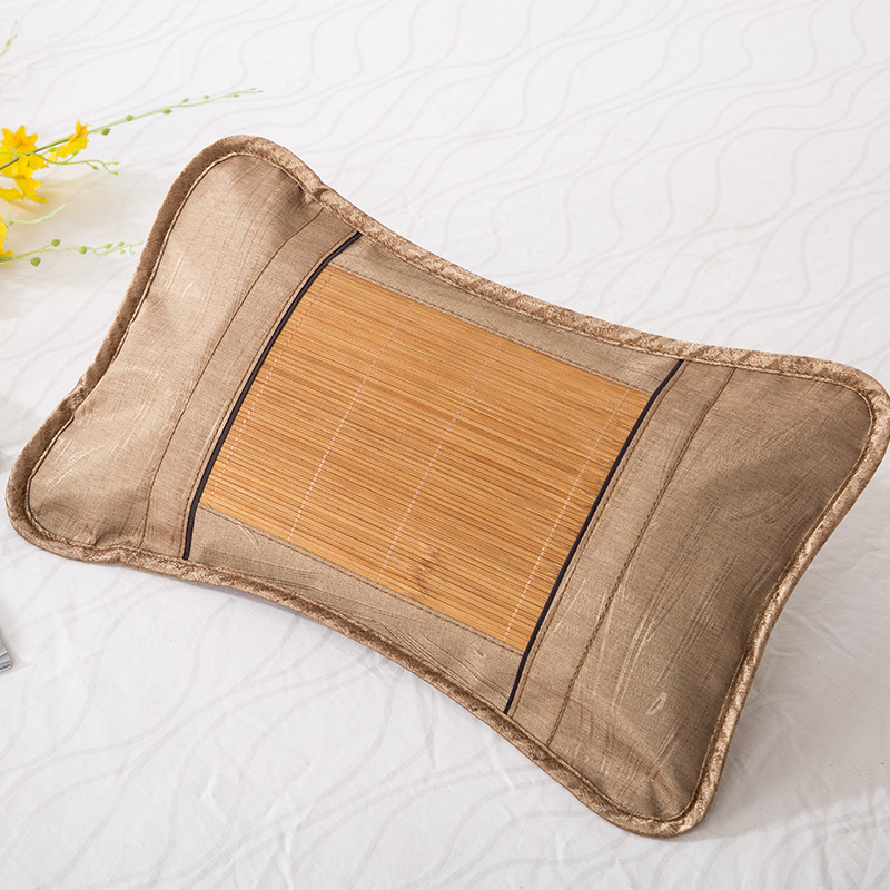 金丝茶叶枕成人竹席竹凉枕 带拉链夏天学生宿舍枕藤枕头30/50公分