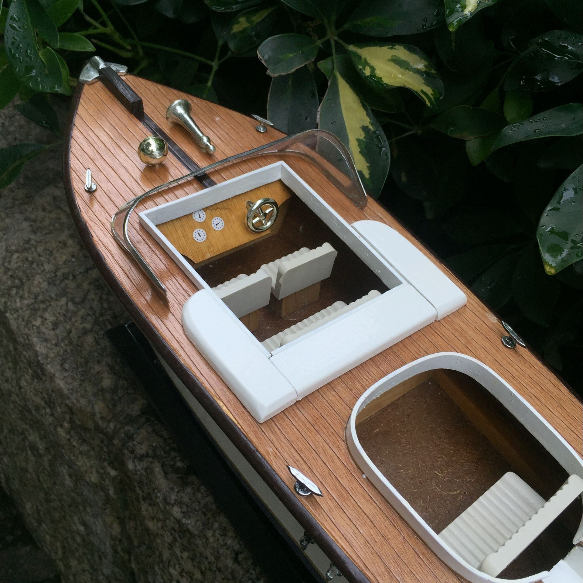 海洋礼品木制快艇船模游艇游艇模型工艺船装饰品