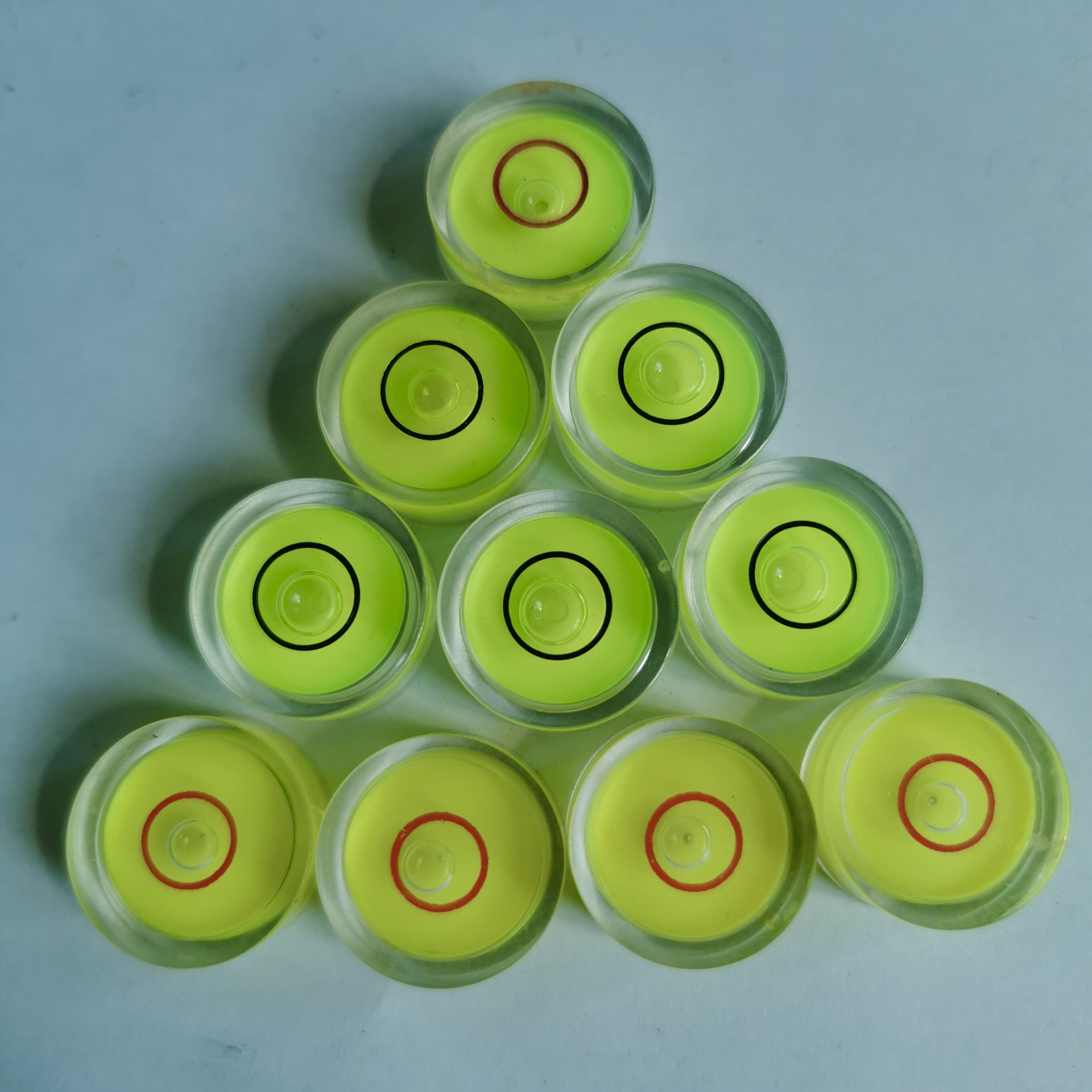 万向水平泡 水平仪配件水平泡 18*9水平器水平珠水准泡