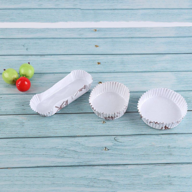 烘焙风车淋膜纸杯 圆形耐高温防油型纸杯 船型淋膜纸蛋糕面包纸托