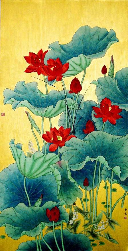 高光彩色喷墨宣纸画芯打印现代装饰画来图定制尺寸定制不含外框