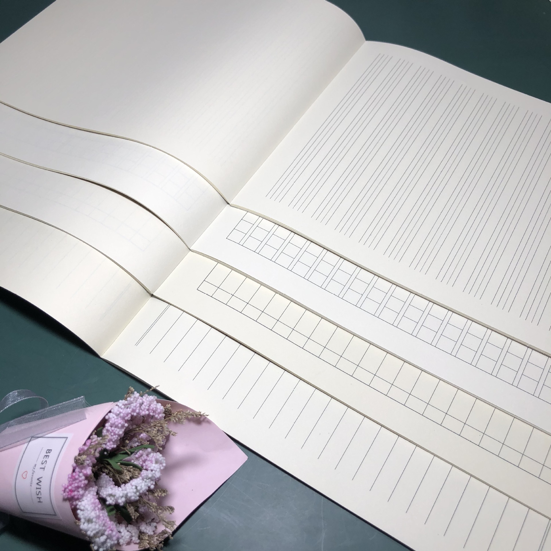 16k牛皮纸作业本包背加厚语文数学英语笔记本写字练字书法本批发