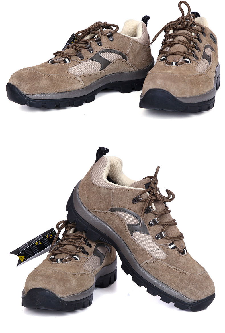 代尔塔301305耐高温劳保鞋防砸防刺穿透气翻毛防滑耐磨工作防护鞋